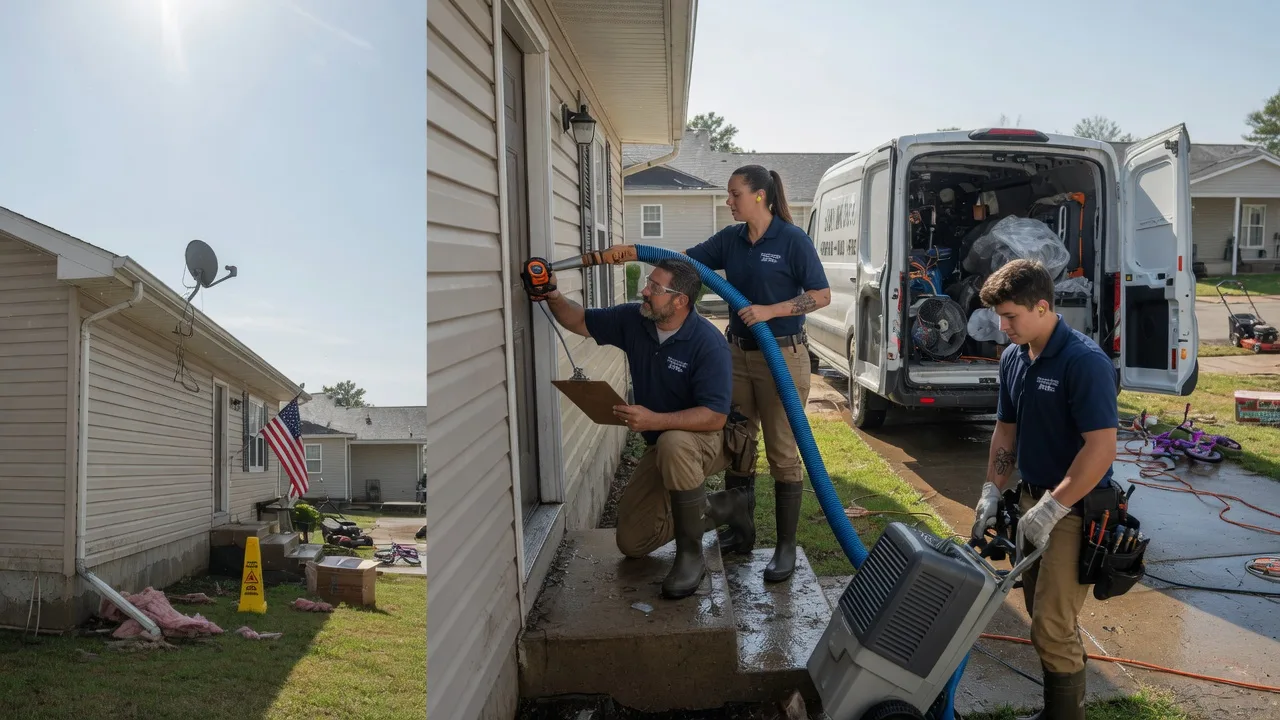 Ceiling Water Damage Restoration in Choctaw, OK near me